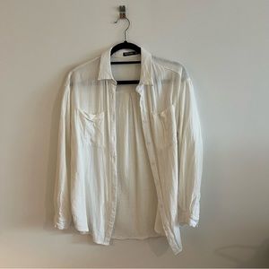 Nasty gal linen button up